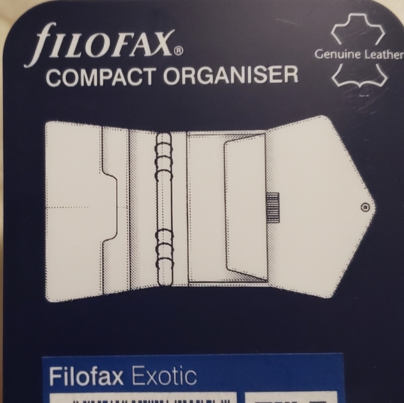 Filofax Compact Personal Deluxe Leather Organizer / Planner - Picture 10 of 12